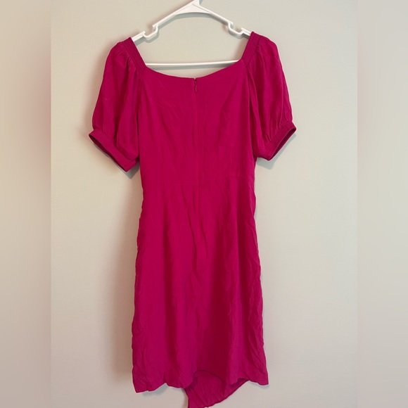 Maeve by Anthropologie resort faux wrap pink dress size 6 - Picture 5 of 5